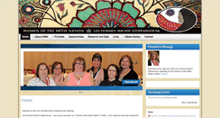 Desktop Screenshot of metiswomen.org