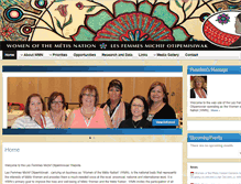 Tablet Screenshot of metiswomen.org